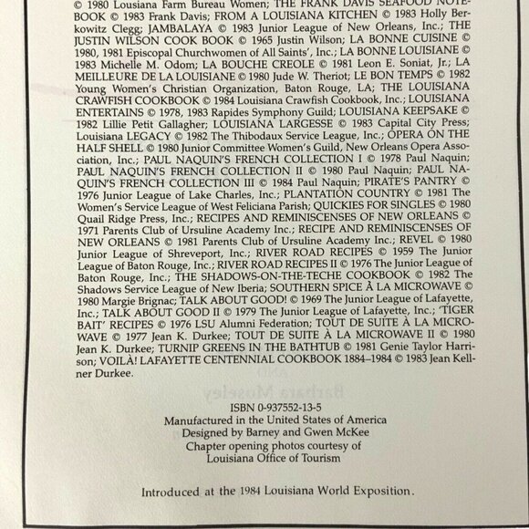 Best Of The Best From Louisiana Cookbook Spiral Bound 1984 Quail Ridge Press - Picture 5 of 12